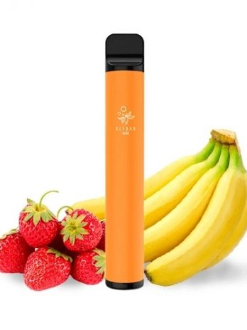 Elf Bar Disposable ELF600 Strawberry Banana 0mg / 20mg