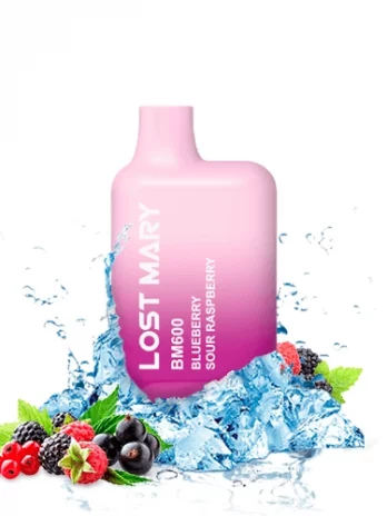 Elf Bar Disposable Lost Mary BM600 Blueberry Sour Raspberry 20mg